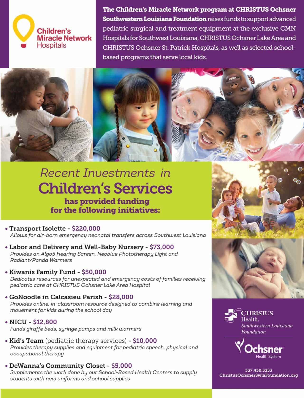 CMN Impact | CHRISTUS Ochsner Southwestern Louisiana Foundation