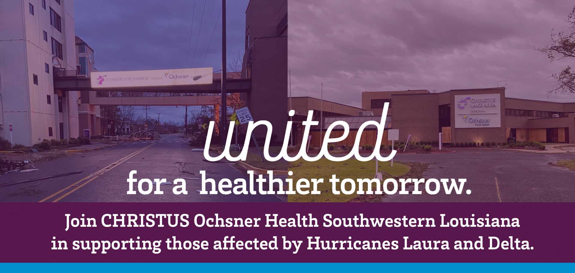 CHRISTUS Ochsner Health Southwestern Louisiana | Hurricane Laura Donations