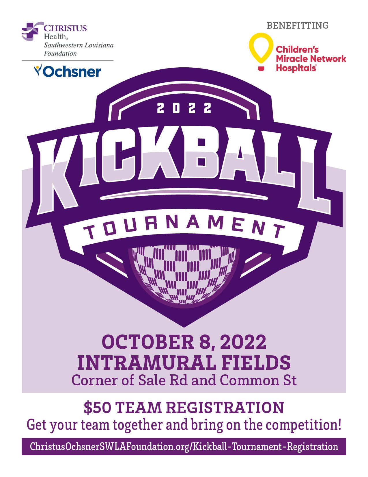 2022 Kickball Tournament flyer
